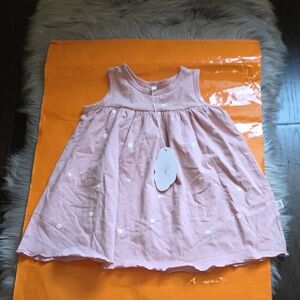 Nwt! Pouf Baby Sun Print Sleeveless Dress Pink